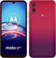[Motorola] E6s Dual-SIM 32GB ROM + 2GB RAM Factory Unlocked 4G/LTE Smartphone (Sunrise Red) - International Version