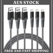 iPhone Charger Lightning Cable 3 Pack 3FT MFi Certified USB Cable iPhone iPad