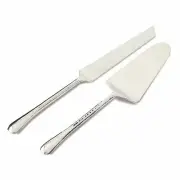 Leeber Hammered Cake Server Set, 11"