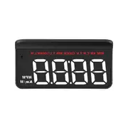 Wiiyii Car Hud Head-Up Display with Speed Warning, Water Temperature, OBD2 car Instrument ?Suitable for All Cars (M5)