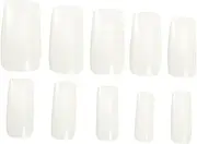 Healvian False Nails Tips Set Natural Style 500pcs Fake Nails French Tips Easy to Shape Sturdy Comfortable