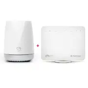 NetComm NF18MESH CloudMesh Wi-Fi 5 VDSL2/ADSL2 Networking Gateway with VoIP + Netcomm NS-01 CloudMesh Satellite NF18MESH+NS-01