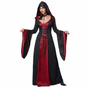 Gothic Robe Elegant Vampiress Vampire Vampires Medieval Witch Womens Costume