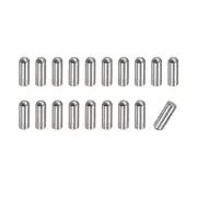4x6mm Dowel Pins, 20pcs Round Head Flat Chamfered End Dowel Pin