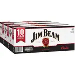 Jim Beam White & Cola Can (10 Pack)