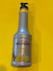 NEW MONIN PINEAPPLE Fruit Puree 1 liter, 33.8 oz Exp. 11/25 Free Shipping