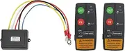 Wireless Winch Remote Control Kit 75ft Range 12V 24V High Sensitivity Universal for Car ATV Truck Handset Switch Controller