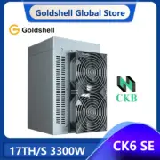 New Goldshell CK6 SE Nervos CKB Miner 17TH/s 3300W ASIC Mining Hardware with PSU