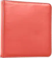 Persimmon Scrapbook Album DIY Scrapbook Album with Plastic Sleeves for Wedding Family Travel Couple Anniversary