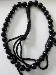 Tasbih Black New Unique Tasbeeh Collection ROSARY WORRY 33 Large