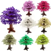 Blocks Kits House Tree Toys Sakura Tree House Blocks Particles Plant Tree