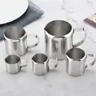 Spout Pitcher Cup Cream Frothing Coffee Latte Milk Jug Stainless Steel