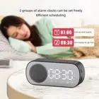Mirror Desktop Music Player USB Plug-in Desktop Clocks Digital Alarm Clock