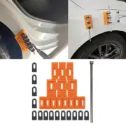 Orange Car Body Dent Remover Repair Tool Kit Puller Tab Combo Set Accessories