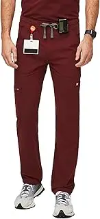 [FIGS] Cairo Cargo Scrub Pants for Men — Classic Straight Leg Fit, 9 Pockets, 4-Way Stretch, Anti-Wrinkle Men’s Scrub Pants