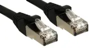 Lindy 45601 networking cable Black 0.5 m Cat6 SF/UTP (S-FTP)