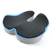 Memory Foam Seat Cushions, Office Chair Cushion, Soft Support and Anti Slip Bottom with Removable Cover, Chair Cushions for Office Chair Car