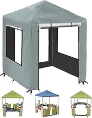 Playhouse Cover, Waterproof Outdoor Playhouse Cover, Kids Windproof Cover, Toddler Playhouse Protector, Sunproof Playhouse Cover,Stable Material, Secure Fixation For Kids And Children