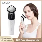 EMS Face Massager Microcurrent Eye Lifting Hot Compress Deep Clean Vibration AU