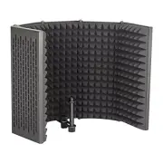 Pyle PSMRS05 Five Metal Microphone Isolation Shield – Vocal Booth Panel
