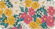 Spring Meadow Flower Scandinavian Travel Toddler Bed Sheet Soft&Comfortable Cot Sheet for Folding Travel Bed for Small Spaces Cots Sleeping 50'' x 25'' (Sheet,Bed Not Included)