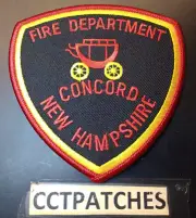 CONCORD, NEW HAMPSHIRE FIRE DEPARTMENT PATCH NH