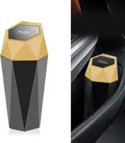 Pack-1 Car Trash Can with Lid, 3" X 7.8" Portable Automatic Small Trash Can, Dia