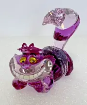 Swarovski Crystal Cheshire Cat 5135885 Alice In Wonderland Figurine Retired MINT