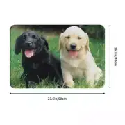 Cute Labrador Doormat Soft Bedroom Entrance Floor Mat Welcome Door Floor Rug Car