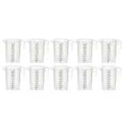 10x 5L Measuring Jug Heavy Duty Clear Plastic Propylene Food Grade BPA 5 Pro-Jug