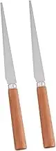 2pcs Clay Repair Knife Sculpting Tools Clay Tool Ceramics Pottery Tools Sculpting Knifes Sculpting Supply Trimming Carving Modeling Tool Pumpkin Carving Tools Sculpture Brown Wood