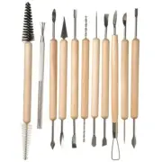 Clay Wax Art Craft Sculpting Sculpture Modeling Pottery Shaping Tools Set Kit
