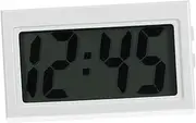 Ciieeo Small Adhesive Digital Clock Portable Desk Clock for Vehicles and Home Silent Operation Easy to Read LCD Display for Bedside Office Dashboard Use