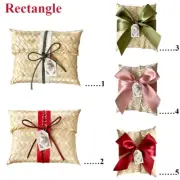 1PC Retro Mini Bamboo Woven Box Wedding Party Favours Sweet Candy Gift Basket