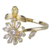 Fidget Anxiety Flower Women Fidget Spinner Stress Relief Rings