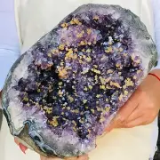 5840g Natural Agate Amethyst geode quartz Druzy crystal specimen Healing AE343
