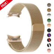 For Samsung Galaxy Watch 6 5 4 40 44mm 6 Classic Stainless Steel Loop Band Strap