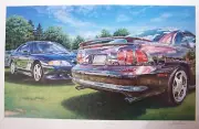 1996 FORD MUSTANG SVT COBRA ART MYSTIC PAINT SALEEN S-351 4.6 GT MAN 1997 IRVINE
