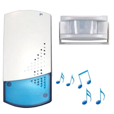 Digiteck B2- WIRELESS SHOP VISITOR PIR SENSOR WITH PLUG IN DOORBELL/CHIME/ ALERT