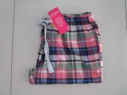 Peter Alexander Ladies Multi Check Classic Cotton Long Pj Pant Size L