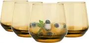 Glasmark Krosno, 430 ml, Set of 4, Long Drink Glasses, Drinking Glasses, Highball Glass, Water Glasses, Cocktail, Perfect for Home, Restaurants and Parties, Classic Shape Glasses Set