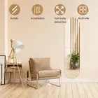 4 Pcs Full Length Acrylic Mirror Set for Wall Self Adhesive Acrylic Mirror CoTNA