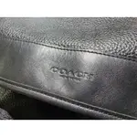 COACH 正品 牛皮/荔枝皮 黑色 後背包 少用 狀態9成新