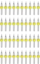 uxcell PCB Drill Bits 0.2mm Tungsten Carbide Rotary Tool Jewelry CNC Engraving Print Circuit Board Micro Drill Bits 1/8 Inch Shank 40 Pcs