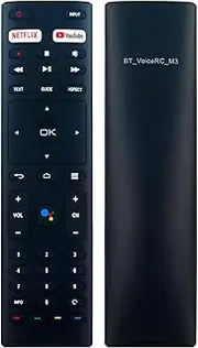Allimity Replacement Voice Remote Control fit for Dyon Android Smart 4K UHD LED TV Smart AD Series 50AD 40AD and Polaroid TV PL40FHDNF