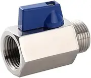 2 Way Mini Ball Valve Stainless Steel 316 304 63 bar 1/8" 1/4" 3/8" 1/2" 3/4" Ball Valve(1/8",G_SS316)