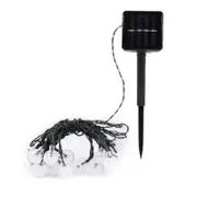 100/200Led Solar Globe String Lights Fairy Festoon Outdoor Party Decor