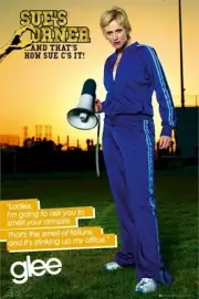 GLEE ~ SUE SYLVESTER ~ THE SMELL OF FAILURE ~ 24x36 TV POSTER FOX Jane Lynch