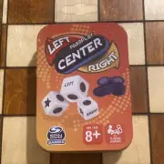 Left Right Center Dice Game - Green Tin - NEW NIP