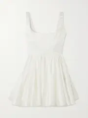 [Halfpenny London] Halfpenny London - Molly Duchesse-satin Mini Dress - White - 2 2 White
